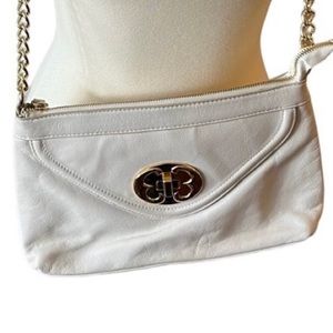 Emma Fox NWT Ivory Shoulder Bag